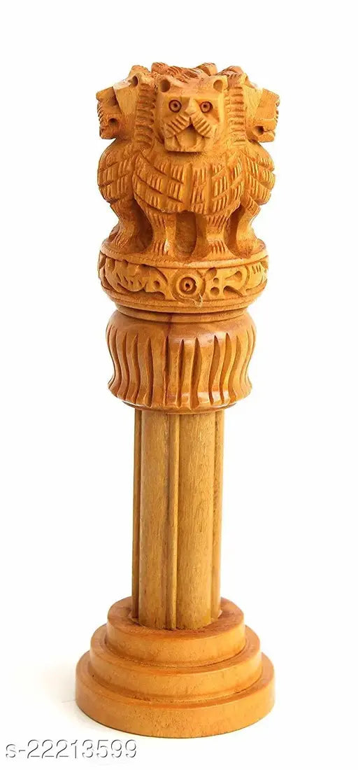 Wooden ashoka pillar 15 cm