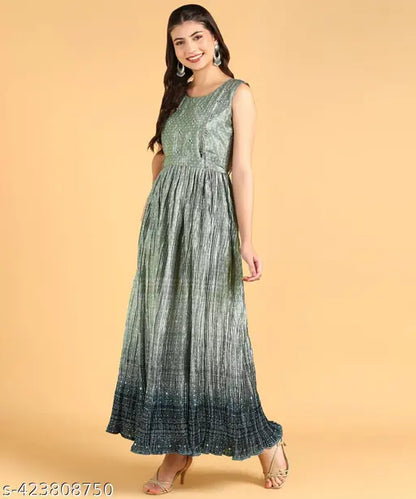 DISHWA FASHION SILK GOWN