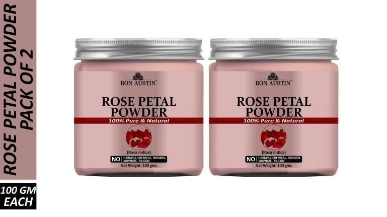 Bon Austin Rose Petal Face Mask Powder (Pack Of 2)