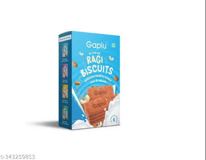 Gaplu Ragi Dry fruit Biscuits(Pack of 2, 150gm Each)