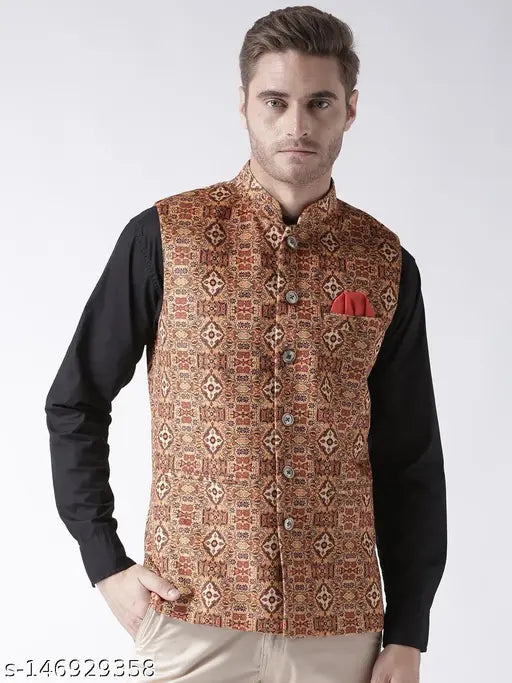 HANGUP Men's Multicolor Ethnic Jackets