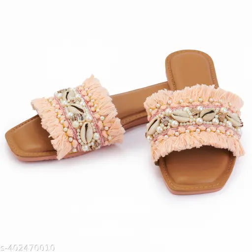 Youth Fashion Women's Slipper Trendy Flats Casual Comfortable Footwear for Ladies