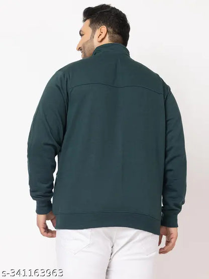 YHA Men's Solid Green Jackets