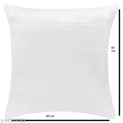 YR PRODUCTION SELF DESIGN CUSHION COVER SET OF 5 ,SIZE 16 inch X 16 inch.