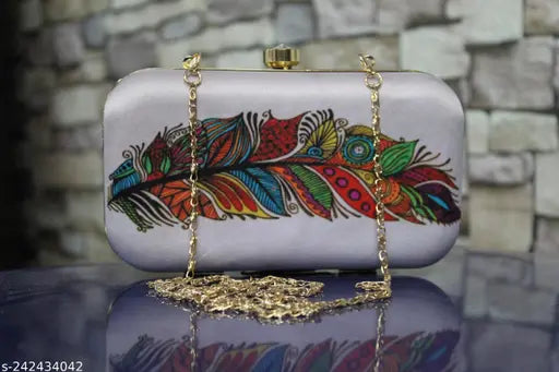 Candour Stylish & Trendy Peacock Clutch