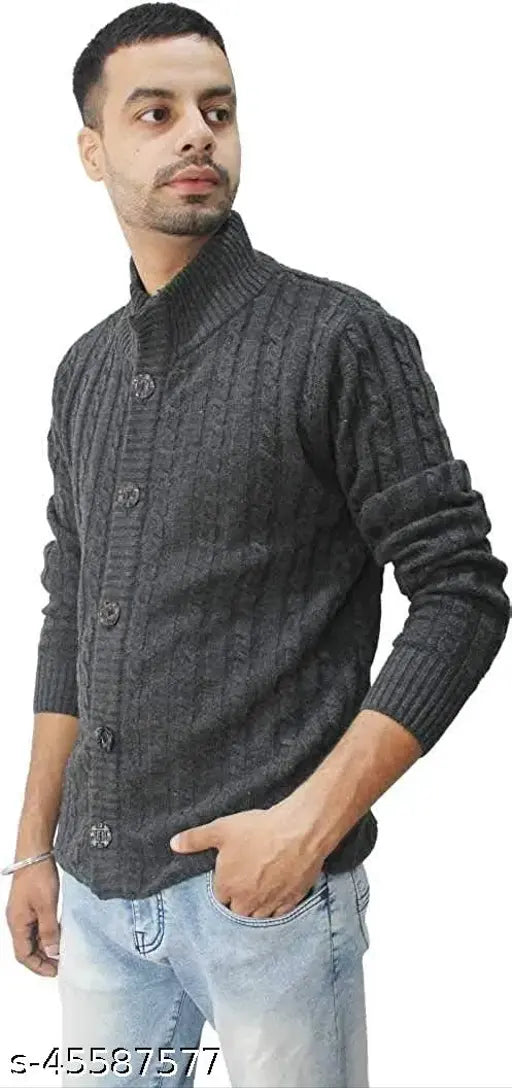 Matelco Men's Solid Sweaters