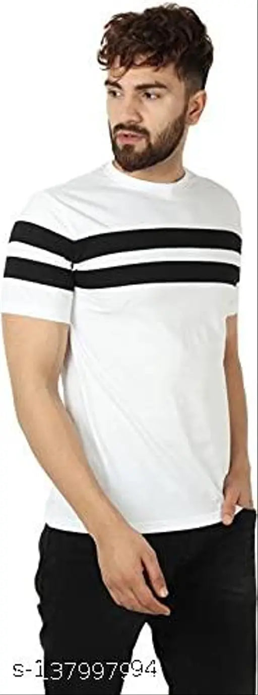 Anr Mens Causal Polyester Tshirts