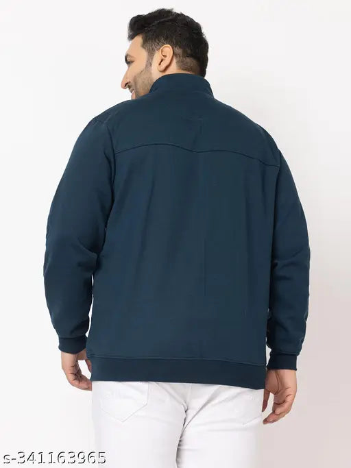 YHA Men's Solid Teal Jackets