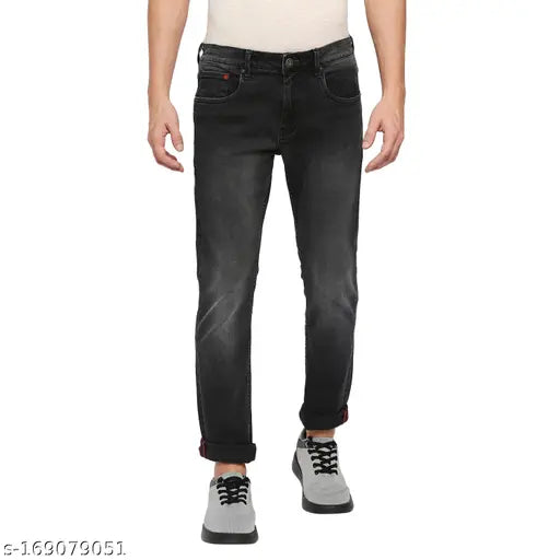 Orijean Men's Skinny Black Jeans