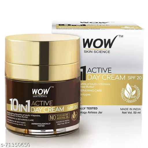 WOW Skin Science 10 in 1 Active Miracle Face Cream 50mL day cream