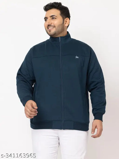 YHA Men's Solid Teal Jackets