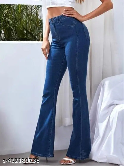 1 button boot cut jeans for women