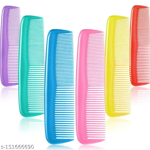 Zodiac 6 Pieces Colorful Hair Combs Set, Hair Combs Set, Hair Combs for Women and Men, Colorful Coarse, Fine Dressing Comb (6 Pieces)