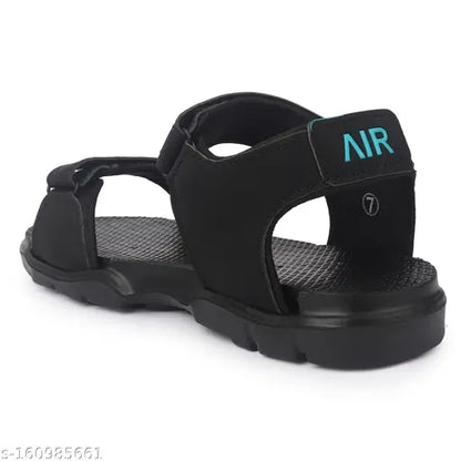 XDOX Men Black Sandal