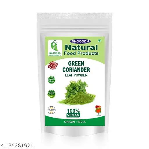 100% NATURAL SHOODDH GREEN CORIANDER LEAVES | HARA DHANIYA POWDER 500 GM