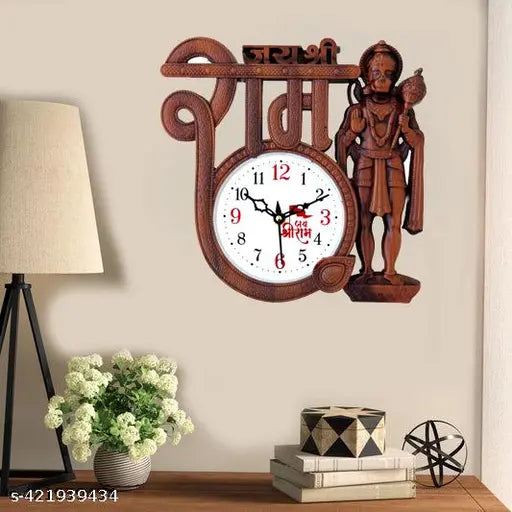 Designer Hanuman Ji Jai shri Ram clock