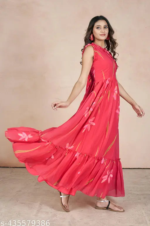 ||Red western gown for women party wear || red maxi dress || party wear latest gowns for women || latest gown design ||gown for women wedding party|| long dress for women|| long gown for women||