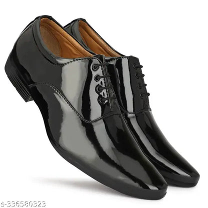 Men's patent Leather lace- up formal shoes | formal shoes for men | men's formal shoes | trendy formal shoes | brown formal shoes | office purpose formal shoes \