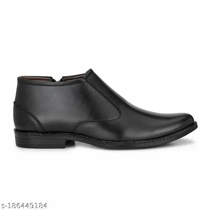 John Karsun Men's Black Formal Shoes ( 2107 )